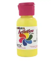 Roseta Acrílico Art Amarillo Ciber 900