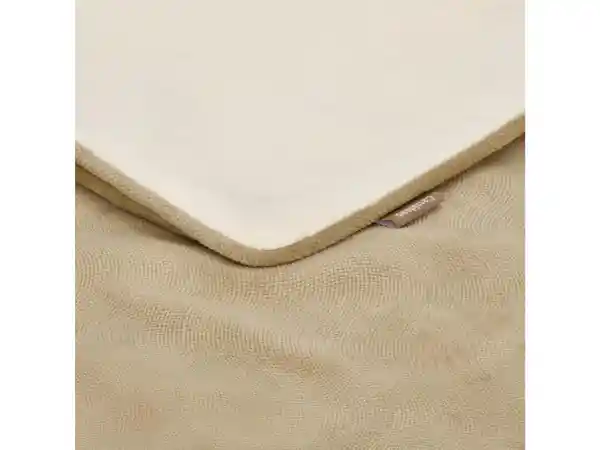 Funda de Cojín Velvet Beige 45 x 45 Casaideas