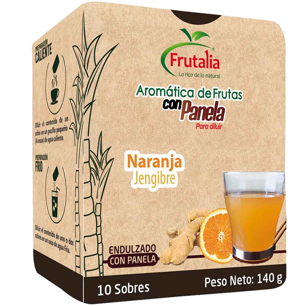 Frutalia Aromática Naranja Jengibre 140 g