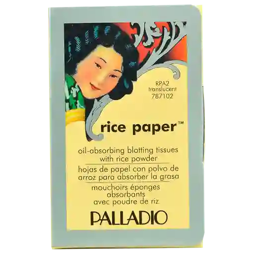 Palladio Hojas de Papel con Polvo de Arroz para Absorber