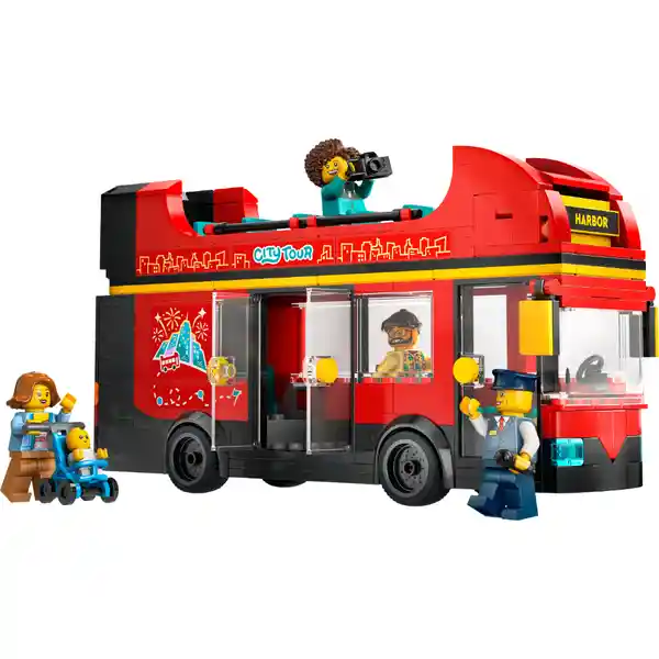 Set de Construcción Autobús Turístico Rojo de Dos Plantas Lego