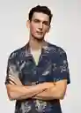 Camisa Phuket-H Azul Talla L Hombre Mango