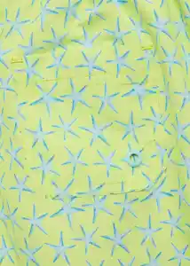 Short Bañador Starfish Amarillo Talla 07 Niños Mango