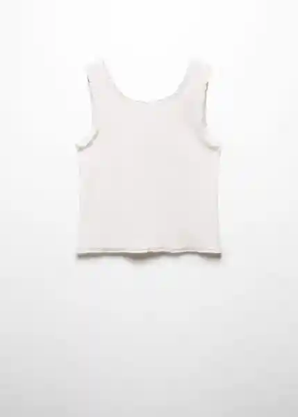 Camiseta Hannah Off-White Talla 08 Niña Mango