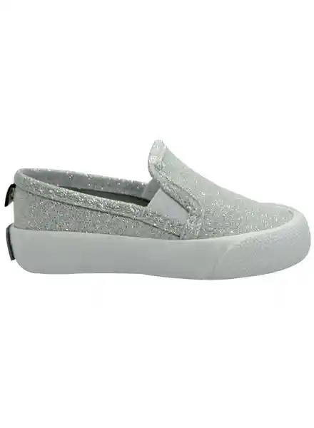 Zapatos Calzado Para Niña Bebé Plata Talla 21 People