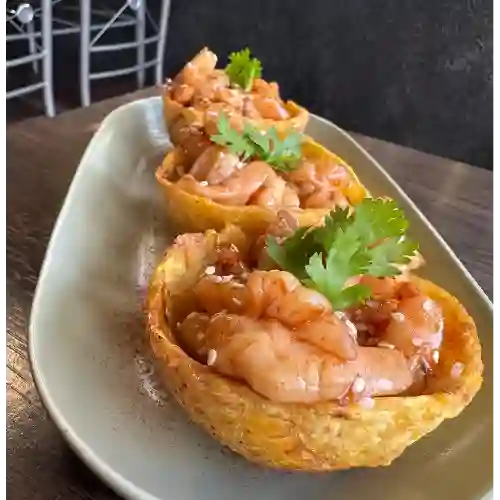 Camarones Teriyaki