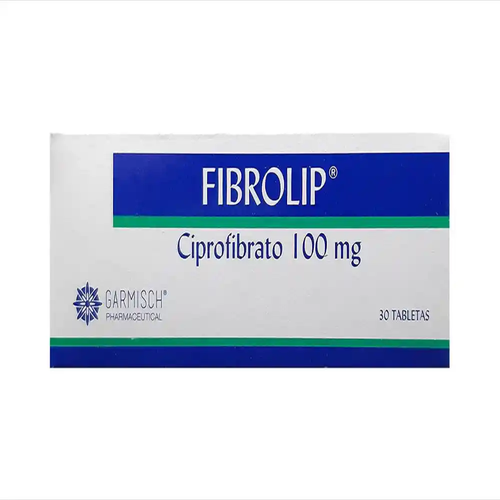Fibrolip 100Mg X 30 Tabletas - Fibrolip 100Mg X 30 Tabletas