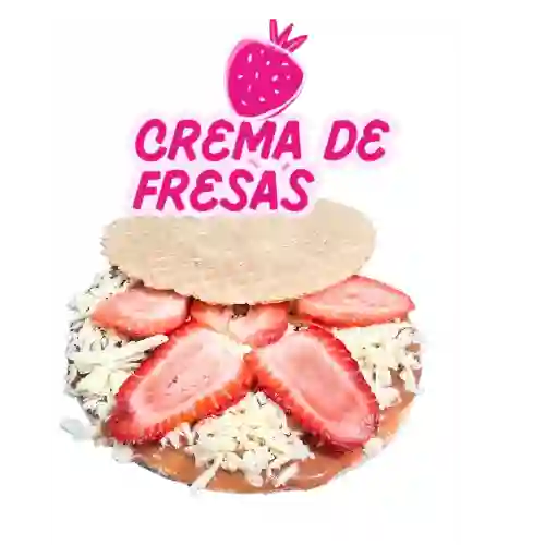 Oblea de Crema de Fresas