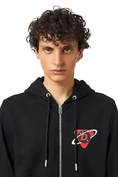 Diesel Buzo S-Girk-Hood-Zip-K4 Talla S