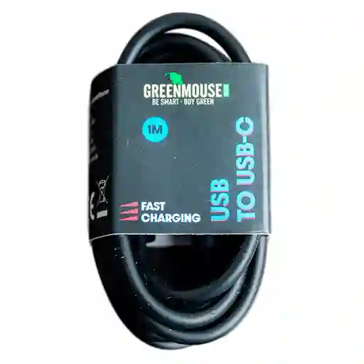 Greenmouse Cable Usb a Usb-C 100 cm Negro