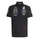 Adidas Camiseta Polo F1 Mercedes Lifestyle Hombre Negro Talla S