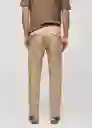 Pantalón Mayol Beige Talla 40 Hombre Mango