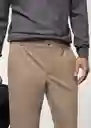 Pantalón Murlo Beige Talla 46 Hombre Mango