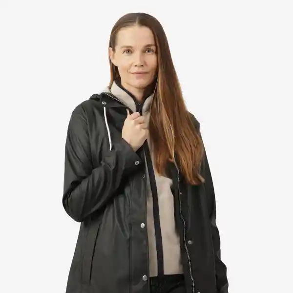Ilse Jacobsen Chaqueta Impermeable Negra 34