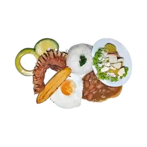 Bandeja con Chicharrón