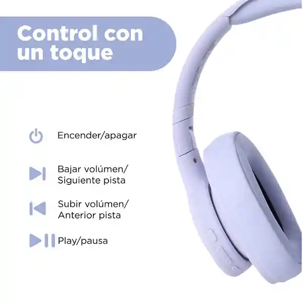 Audífonos Inalámbricos Elegant Morado P16 Miniso