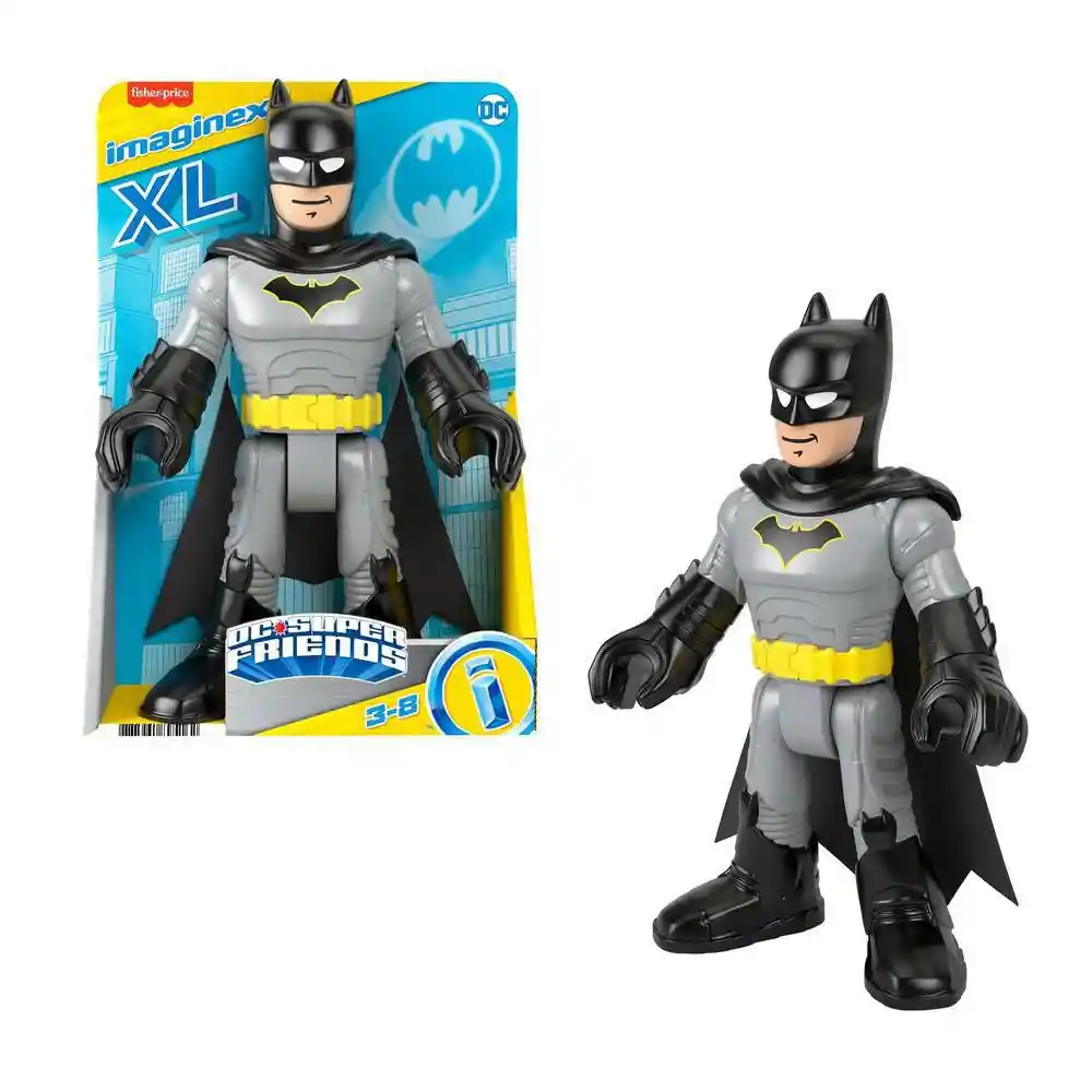 Dc Imaginext Juguete Súper Friends Figura Batman Rebirth Xl