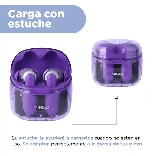 Audífonos Serie Morado Modelo S200 Miniso