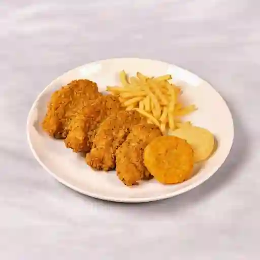 Medio 1/2 De Pollo Apanado