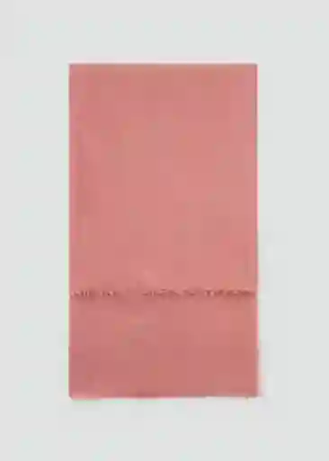 Fular Spiagia Rosa Palo Talla 99 Mujer Mango