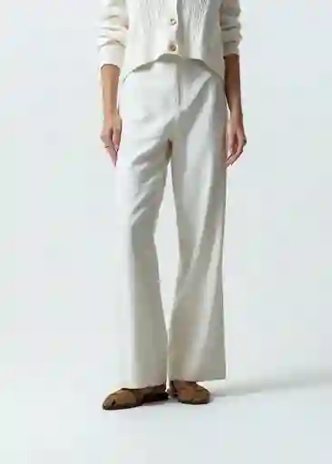 Pantalón Mujer Crudo Abedul 6 432G303 Naf Naf