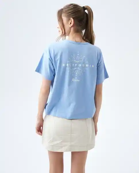  Camiseta Mujer Morado Talla L 602E013 AMERICANINO 