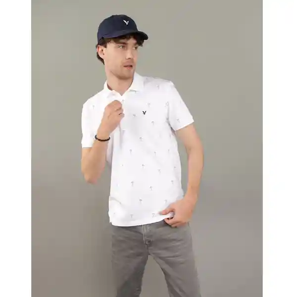 Polo Hombre Blanco Talla X-Large American Eagle 11653394