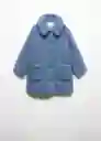 Abrigo Bleu Azul Talla 07 Niña Mango