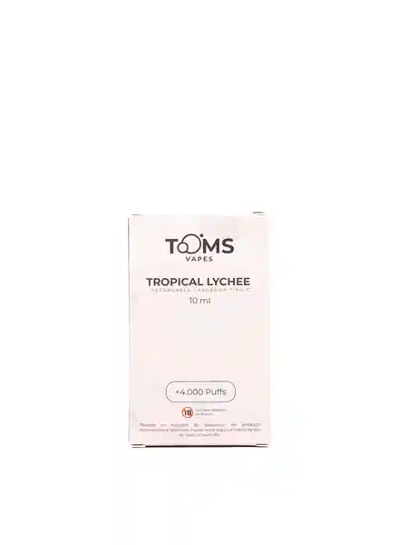 Tooms Vapes Dispositivo Desechable Lychee 4000