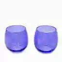 Set Vaso Naya Violeta 500 mL Ambiente Gourmet