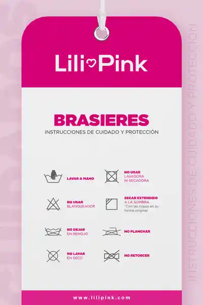 Lili Pink Pack Brasier Strapless en Microfibra T36B Ref.4518D