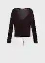 Cardigán Geranio Chocolate Talla S Mujer Mango