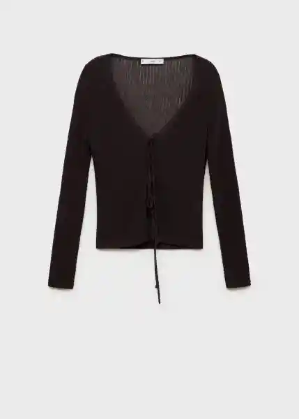 Cardigán Geranio Chocolate Talla S Mujer Mango