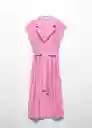 Vestido Noodle-H Rosa Pastel Talla XS Mujer Mango