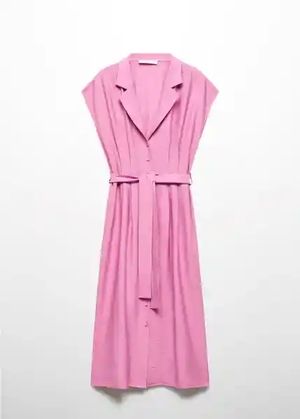 Vestido Noodle-H Rosa Pastel Talla XS Mujer Mango