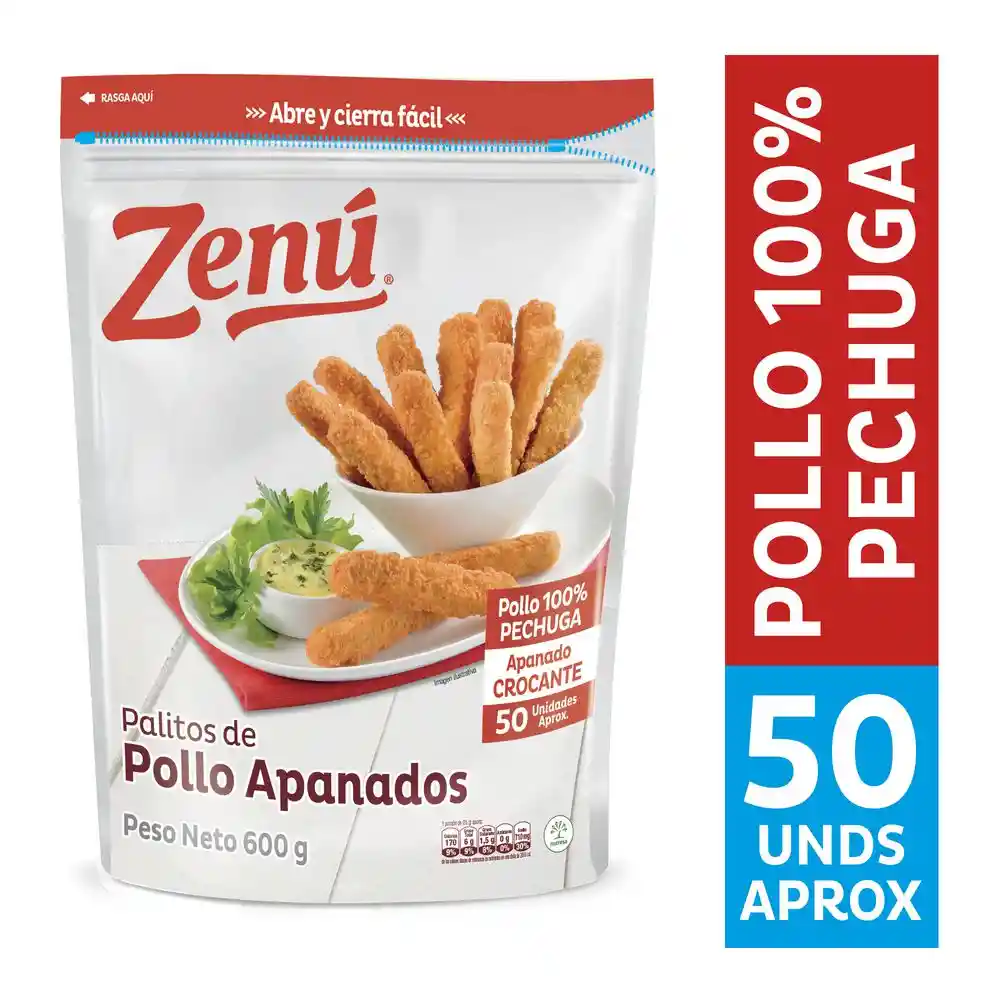 Zenú Palitos de Pollo Apanados