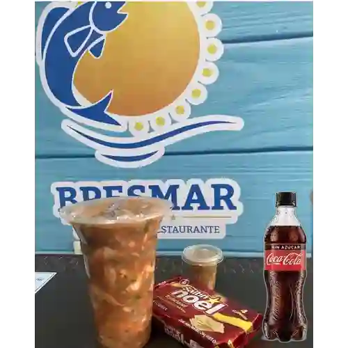 Combo Cóctel de Mariscos + Cocacola Orig S/Az 400 ml