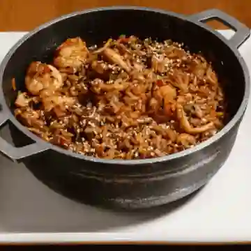 Arroz Chaufa con Mariscos