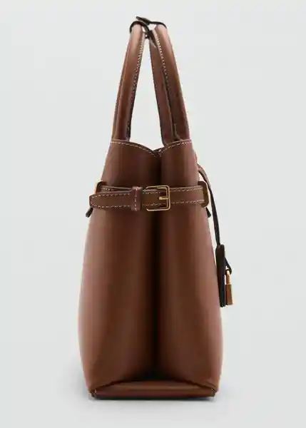 Bolso M Harvey Cuero Talla 99 Mujer Mango