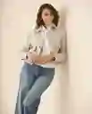 Camisa Blanco Radiante Claro Talla M 113G001 Esprit