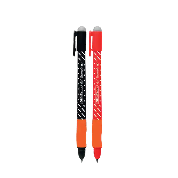 Offi-Esco Bolígrafo Borrable 0.7 Rojo OE-025