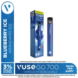 Vuse Go Vapeador 700 Blueberry Ice (34 mg)