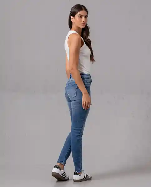 Jean Magic up Mujer Azul Medio Cianeo Talla 4 73024 Rifle