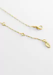 Collar Love Oro Talla 99 Mujer Mango