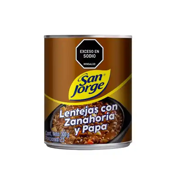 San Jorge Lentejas Con Zanahoria y Papa (300 Gr)