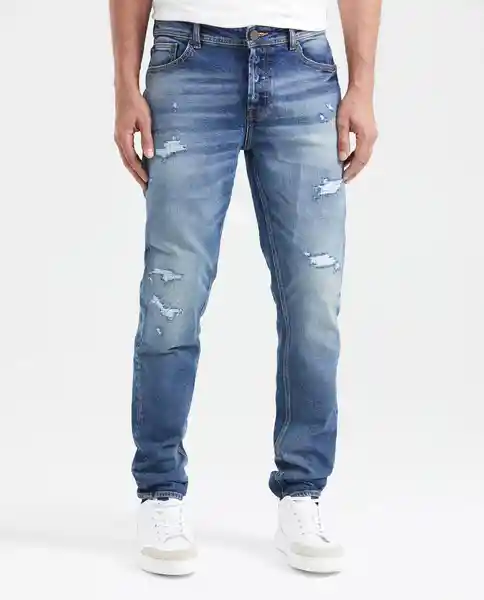Jean Super Slim Fit Rider H Azul Clásico Talla 32 / 32 Chevignon