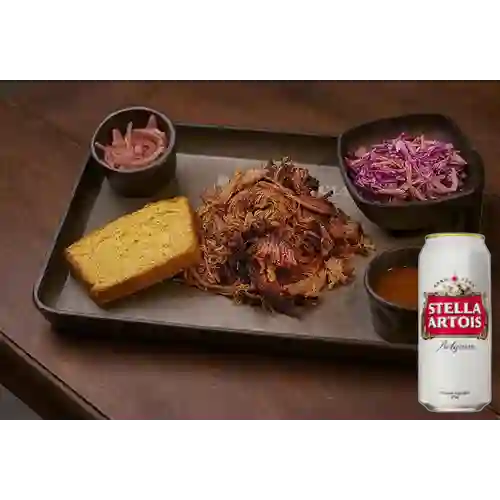 Combo Corte Pulled Pork + Stella Artois