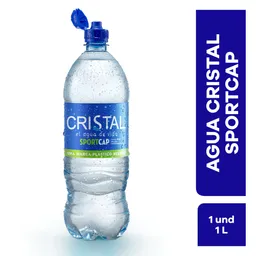 Cristal Agua Sportcap 1000 mL
