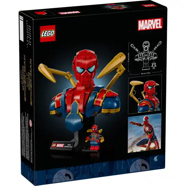 Set Construcción Busto de Iron Spider-Man Lego