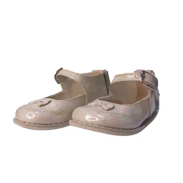 Kaizer Kids Zapatos Mafalda Moño Centro Beige Talla: 22